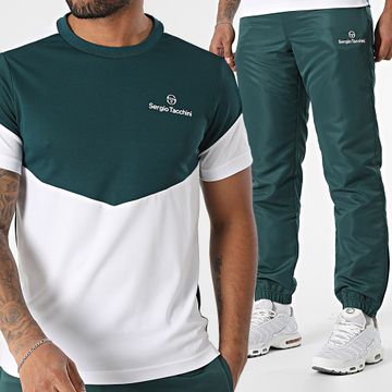 Sergio Tacchini - Traje Giardino Carson 41003 40850 Verde oscuro Blanco