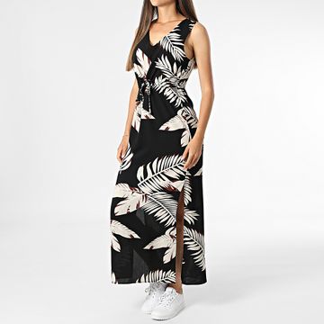 Vero Moda - Easy Vestido Mujer Negro Beige
