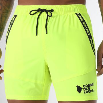 Comme Des Loups - Shorts de baño Fluo Yellow