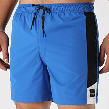 Jack And Jones - Shorts de baño a rayas Maui Azul real
