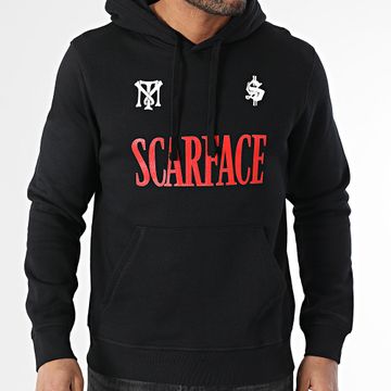 Scarface - Sudadera con capucha Big Logo Poster Negra