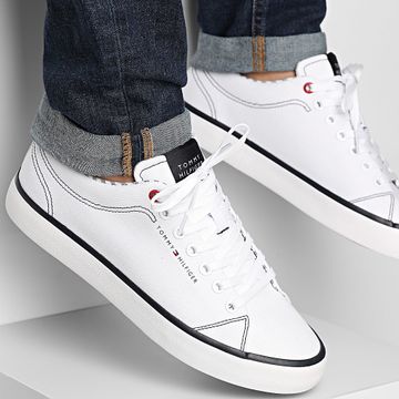 Tommy Hilfiger - Zapatillas Hi Vulc Low Core Ithaca 5397 Blanco