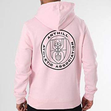 Anthill - Asociación Atlética Sudadera con capucha Rosa Negro