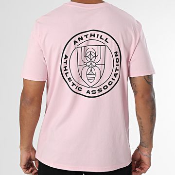 Anthill - Tee Shirt Oversize Large Athletic Association Rosa Negro