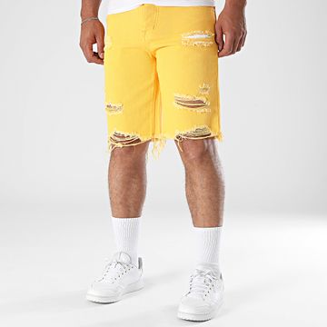 Frilivin - 501 Jeans Pantalones Cortos Amarillo