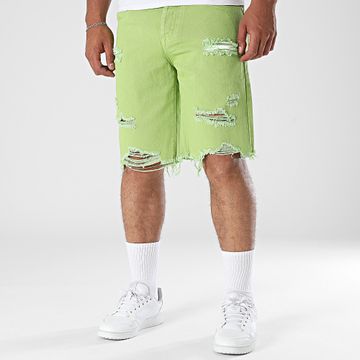 Frilivin - 501 Jean Shorts Verde Claro