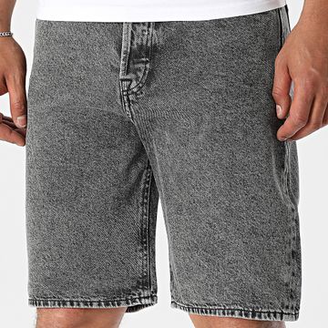 Jack And Jones - Alex Original Baggy Fit Jean Shorts Gris Carbón