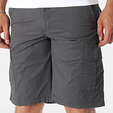JJREBEL - Pantalones cortos Cargo Carlos Gris Carbón