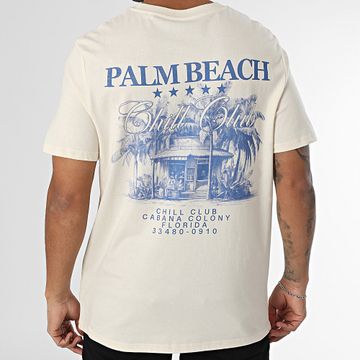 Luxury Lovers - Camiseta oversize Chill Club Azul Beige