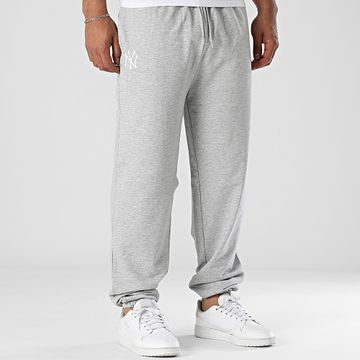 New Era - NY Yankees Pantalones de chándal 60675764 Gris jaspeado