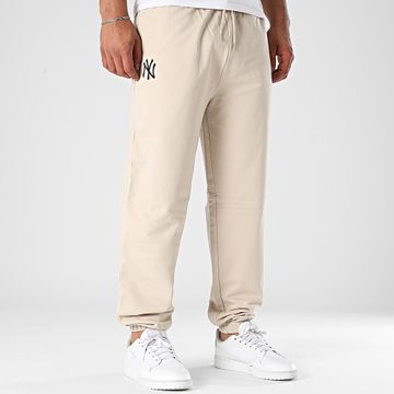New Era - Pantalones de chándal de los NY Yankees 60675768 Beige