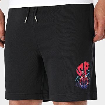 Super Prodige - Energie Jogging Shorts Negro Rojo