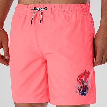 Super Prodige - Shorts de baño Energie Rosa Fluo Rojo