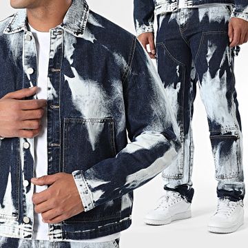 Uniplay - Conjunto de chaqueta vaquera azul y vaqueros 171