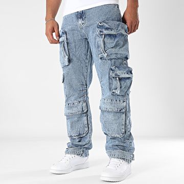 Uniplay - 703 Vaqueros Cargo Denim Azul