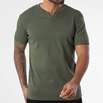 Classic Series - Camiseta cuello pico 604 Verde caqui