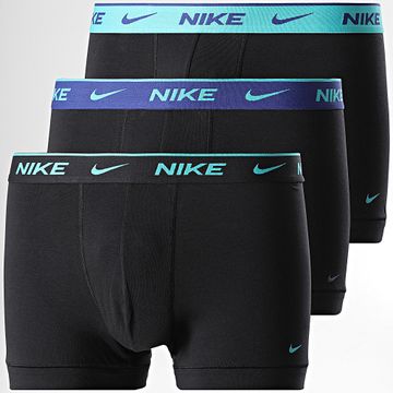 Nike - Juego de 3 calzoncillos bóxer KE1008 Negro