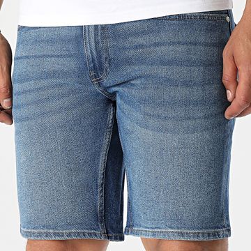 Only And Sons - Pantalones cortos vaqueros con trama azul