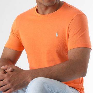 Polo Ralph Lauren - Camiseta Original Player Custom Slim Fit Naranja
