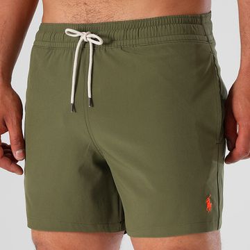 Polo Ralph Lauren - Pantalones cortos de natación Original Player Slim Fit caqui verde