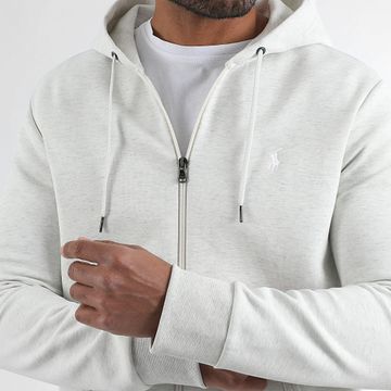 Polo Ralph Lauren - Sudadera con capucha y cremallera Original Player Gris claro