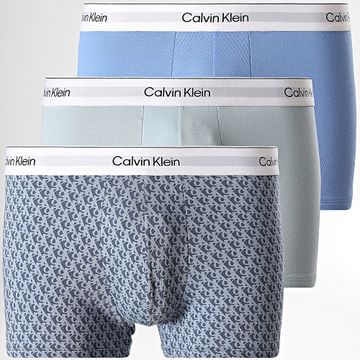 Calvin Klein - Lote de 3 calzoncillos azul claro LV00NB4392