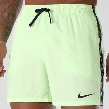 Nike - Nesse 559 Pantalones cortos de baño con banda verde lima