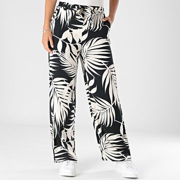 Only - Nova Life Pantalones Mujer Relaxed Fit Negro Crudo
