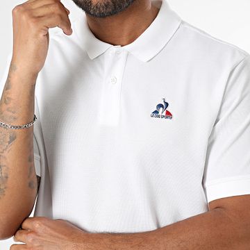 Le Coq Sportif - Polo de manga corta Essential N1 2422109 Blanco