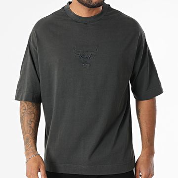 New Era - Oversize Tee Shirt Large NBA Washed Box Chicago Bulls 60667860 Negro