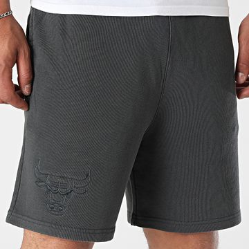 New Era - Pantalón Corto Chicago Bulls 60667870 Gris Carbón