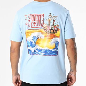 One Piece - Kanagawa Camiseta oversize Azul claro