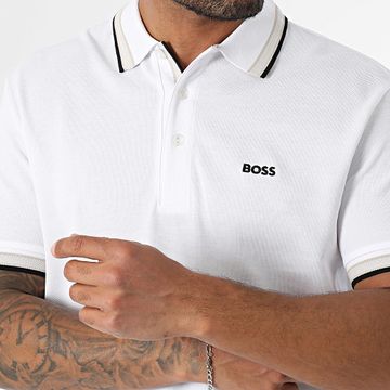 BOSS - Polo de manga corta Paddy 50469055 Blanco