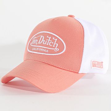 Von Dutch - Gorra Trucker Lof Rosa Blanco
