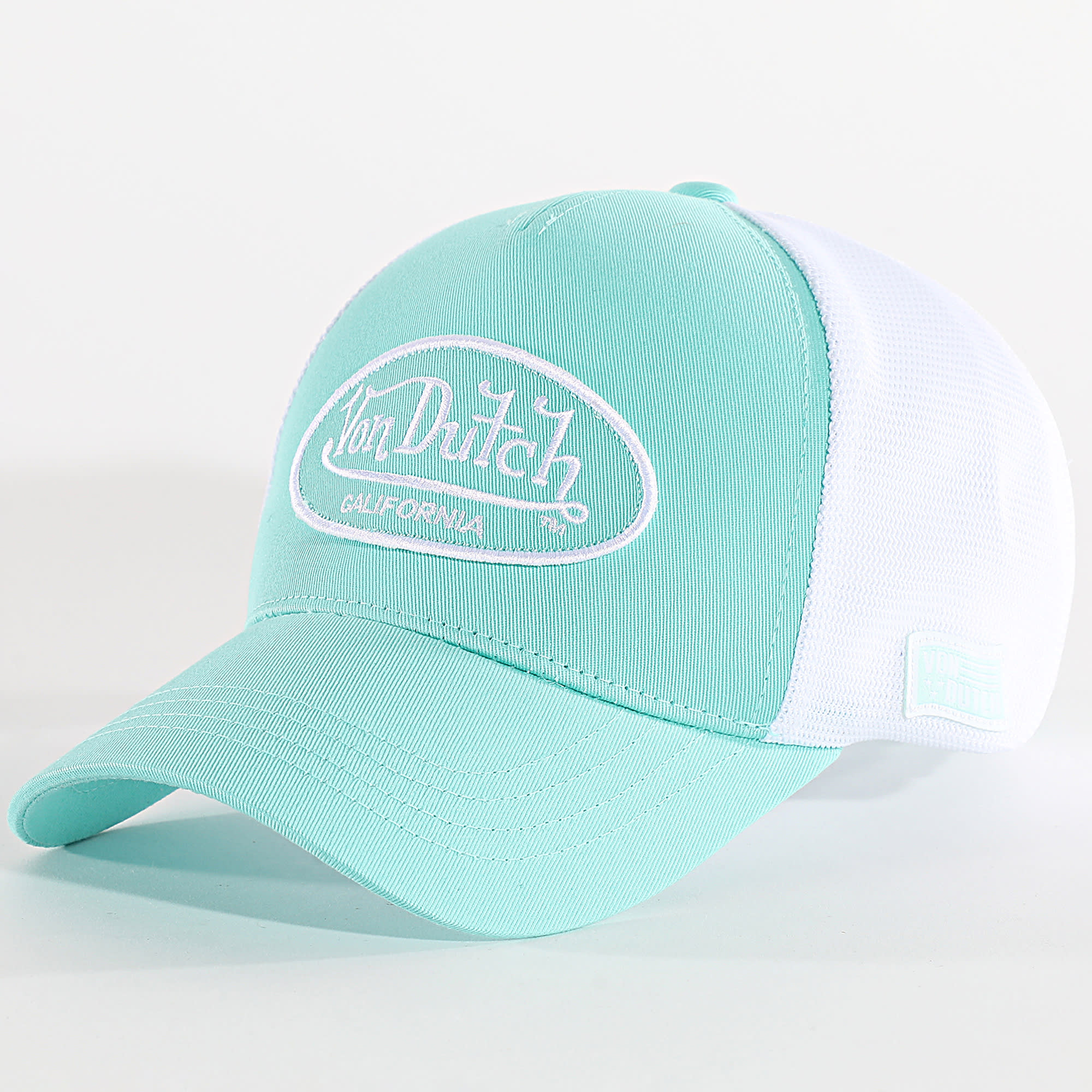 Von Dutch - Gorra Trucker Lof Azul Turquesa Blanca