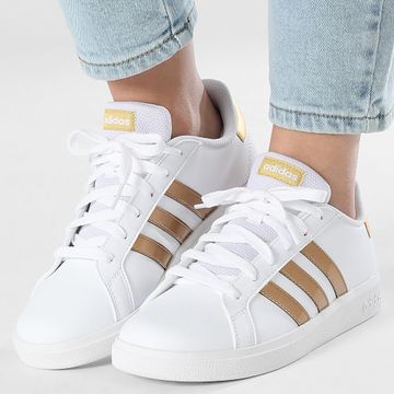 Adidas Performance - Grand Court 2.0 K GY2578 Calzado Blanco Oro Mate Zapatillas Mujer