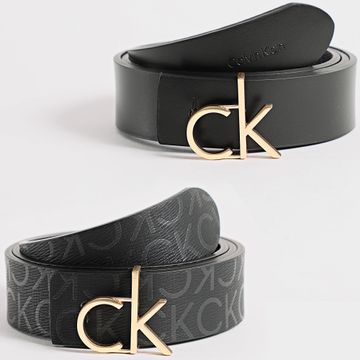 Calvin Klein - Cinturón reversible para mujer 3.0 7038 Negro