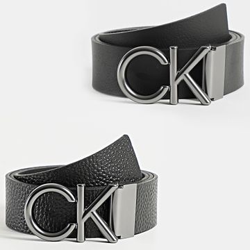 Calvin Klein - Cinturón reversible Hallmark Logo 7035 Negro