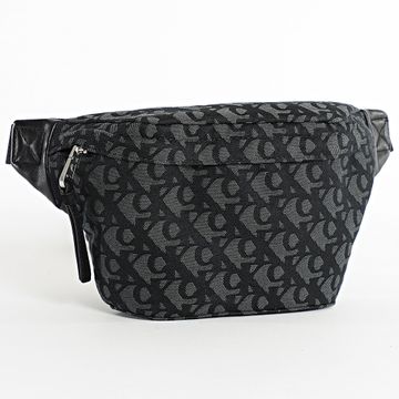 Calvin Klein - Sac Banane Unstructured Monogram 3177 Negro Gris Antracita