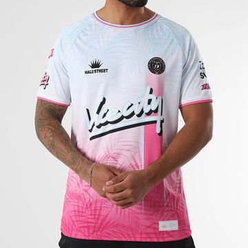Hall of Street - Camiseta Marsella 13 Azul Claro Rosa