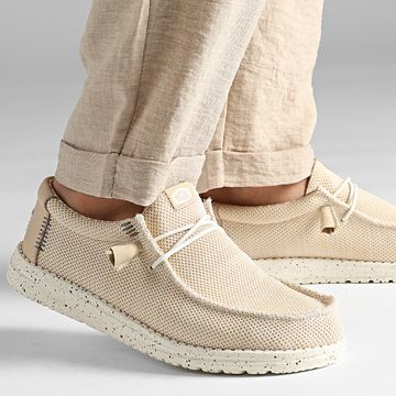 Hey Dude - Mocasines Wally Stretch Sox Egret Crema Irlandés
