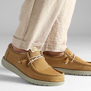Hey Dude - Mocasines Wally Stretch Canvas Camel