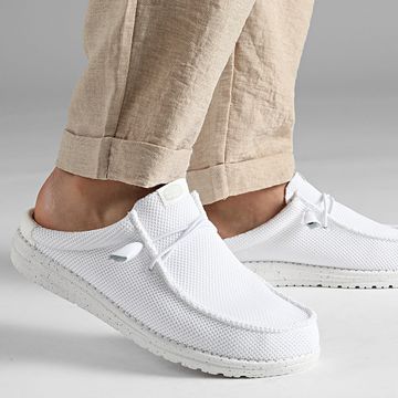 Hey Dude - Mocasines Wally Slip Stretch Sox Blanco