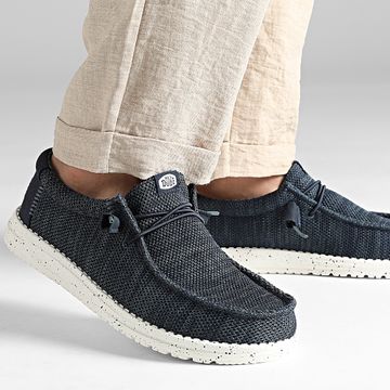 Hey Dude - Mocasines Wally Stretch Sox Azul marino