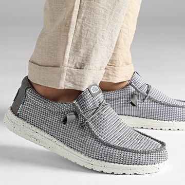 Hey Dude - Mocasines Wally Sport Mesh Gris