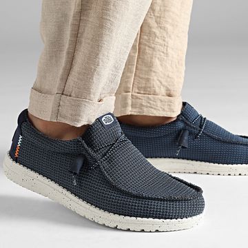Hey Dude - Mocasines Wally Sport Mesh Navy