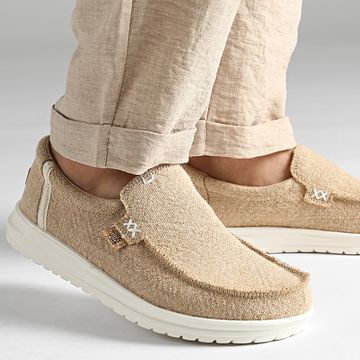 Hey Dude - Mocasines de yute Mikka Crema irlandés