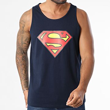 Superman - Camiseta de tirantes Sup NAVY Blue