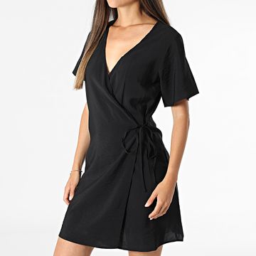 Only - Vestido de mujer con cuello en V Troya Life Negro