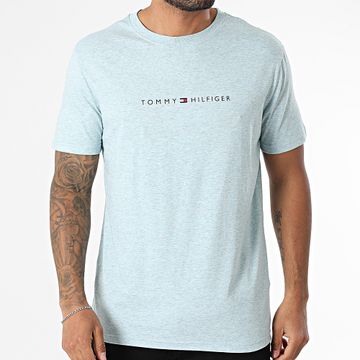 Tommy Hilfiger - 3525 Camiseta azul claro jaspeada